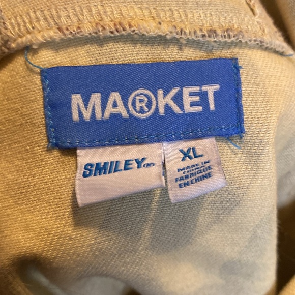 Market x SMILEY Camo Twill Zip Hoodie (sx XL) - Picture 8 of 8